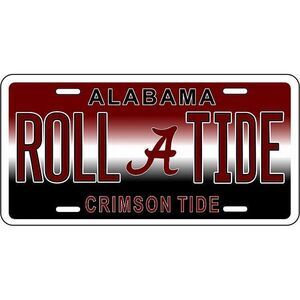 Alabama Crimson Tide NCAA "Roll Tide" License Plate